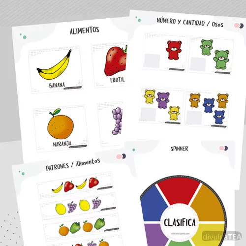 CENTRO DE ACTIVIDADES DE CONTEO, CLASIFICACION Y HOMESCHOOL