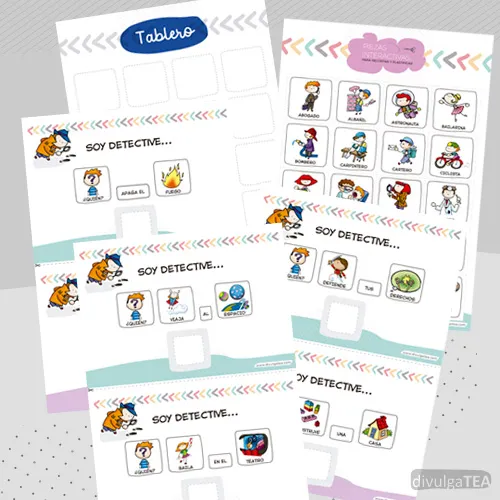 Libro Interactivo Detective de Profesiones