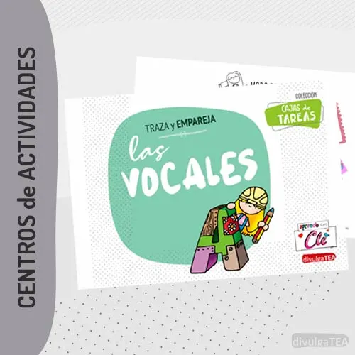 Cajas de tareas Las Vocales