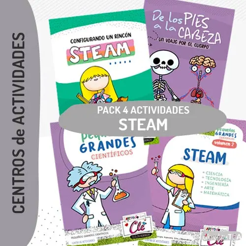 Pack 4 actividades STEAM