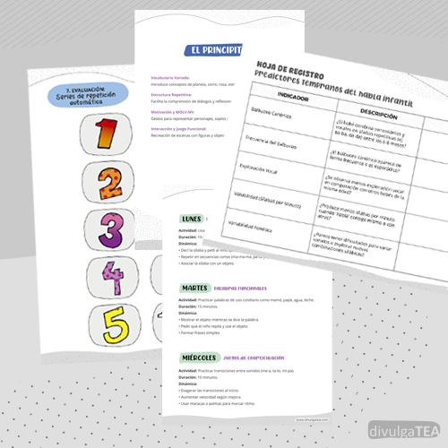 Guía de Observación del Desarrollo del Habla Infantil - Imagen 3