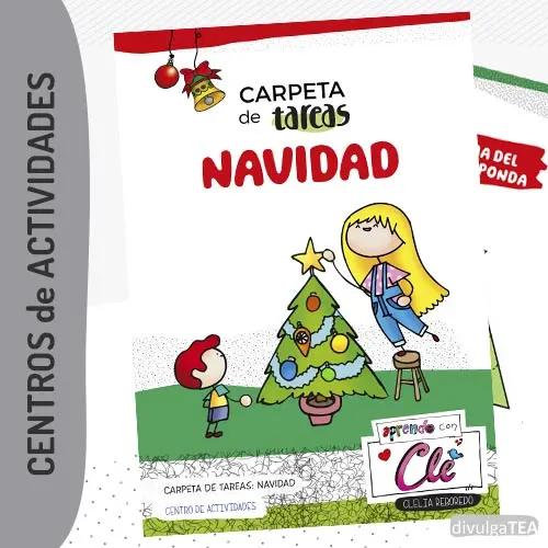 carpeta de tareas navidad